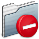 Private Folder graphite icon