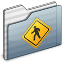 Public Folder graphite icon