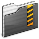 Security Folder black icon