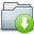 Drop-Box-Folder-graphite icon