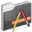 Applications-Folder-black icon