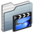 Movies Folder graphite icon