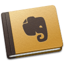 Evernote Brown icon