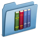 Blue-Library icon