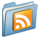 Blue RSS icon