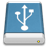 Blue-External-Drive-USB icon