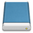 Blue External Drive icon