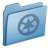 Blue Recycling icon