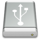 Drive Gray USB icon