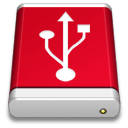 Drive-PRODUCT-Red-USB icon