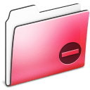 Private Folder Red smooth icon