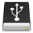 Drive-Black-USB icon