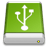 Drive-Green-USB icon