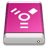 Drive-Pink-FireWire icon