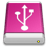 Drive-Pink-USB icon