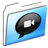 IChat-Folder-smooth icon
