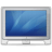 Cinema-Display-old-front-blue icon