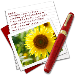 Diary Photo Sunflower icon