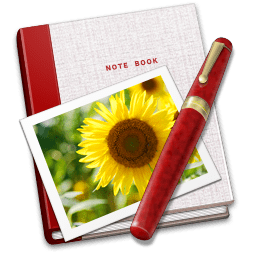 Notebook Photo Sunflower icon
