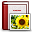 Notebook Photo Sunflower icon