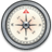 IPhone-Compass-Silver icon