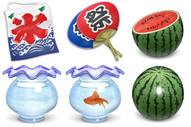 Japan Summer Icons Japan Summer Icons