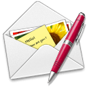 Letter pen icon