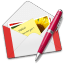 Letter GMail pen icon