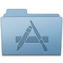Applications Folder Blue icon