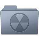 Burnable Folder Graphite icon