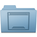 Desktop Folder Blue icon