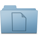 Documents Folder Blue icon