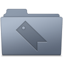 Favorites Folder Graphite icon