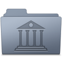 Library-Folder-Graphite icon