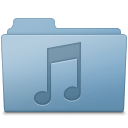 Music-Folder-Blue icon