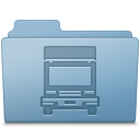 Transmit Folder Blue icon