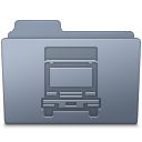 Transmit Folder Graphite icon