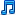 Sidebar Music Blue icon