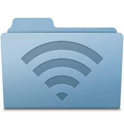 AirPort Folder Blue icon