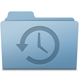 Backup Folder Blue icon