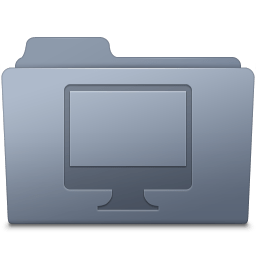 Computer Folder Graphite icon