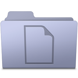 Documents Folder Lavender icon