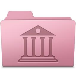 Library Folder Sakura icon