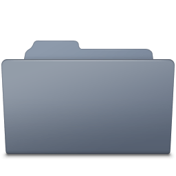 Open Folder Graphite icon