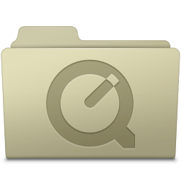 QuickTime Folder Ash icon