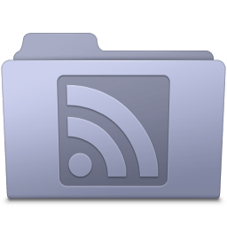 RSS Folder Lavender icon