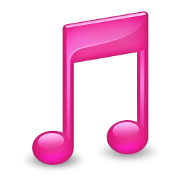 Sidebar Music Pink icon