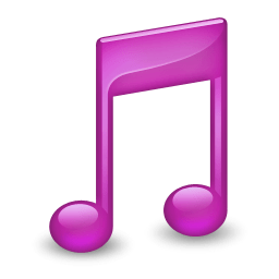 Sidebar Music Purple icon
