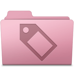 Tag Folder Sakura icon