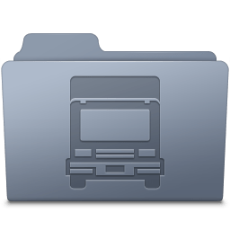 Transmit Folder Graphite icon